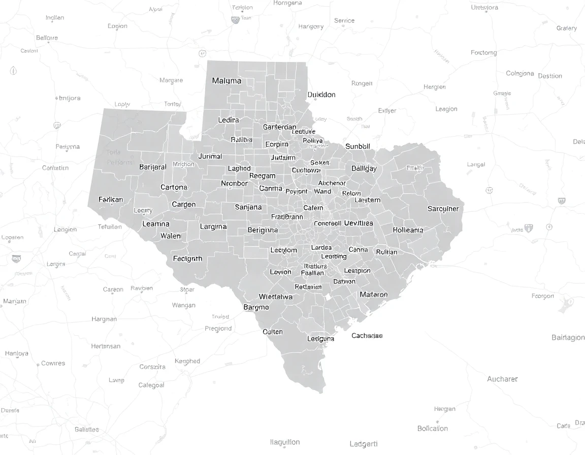 Roofing Service Areas Map